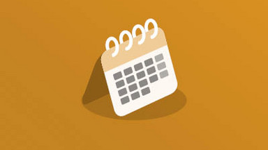 Terminkalender gelb
