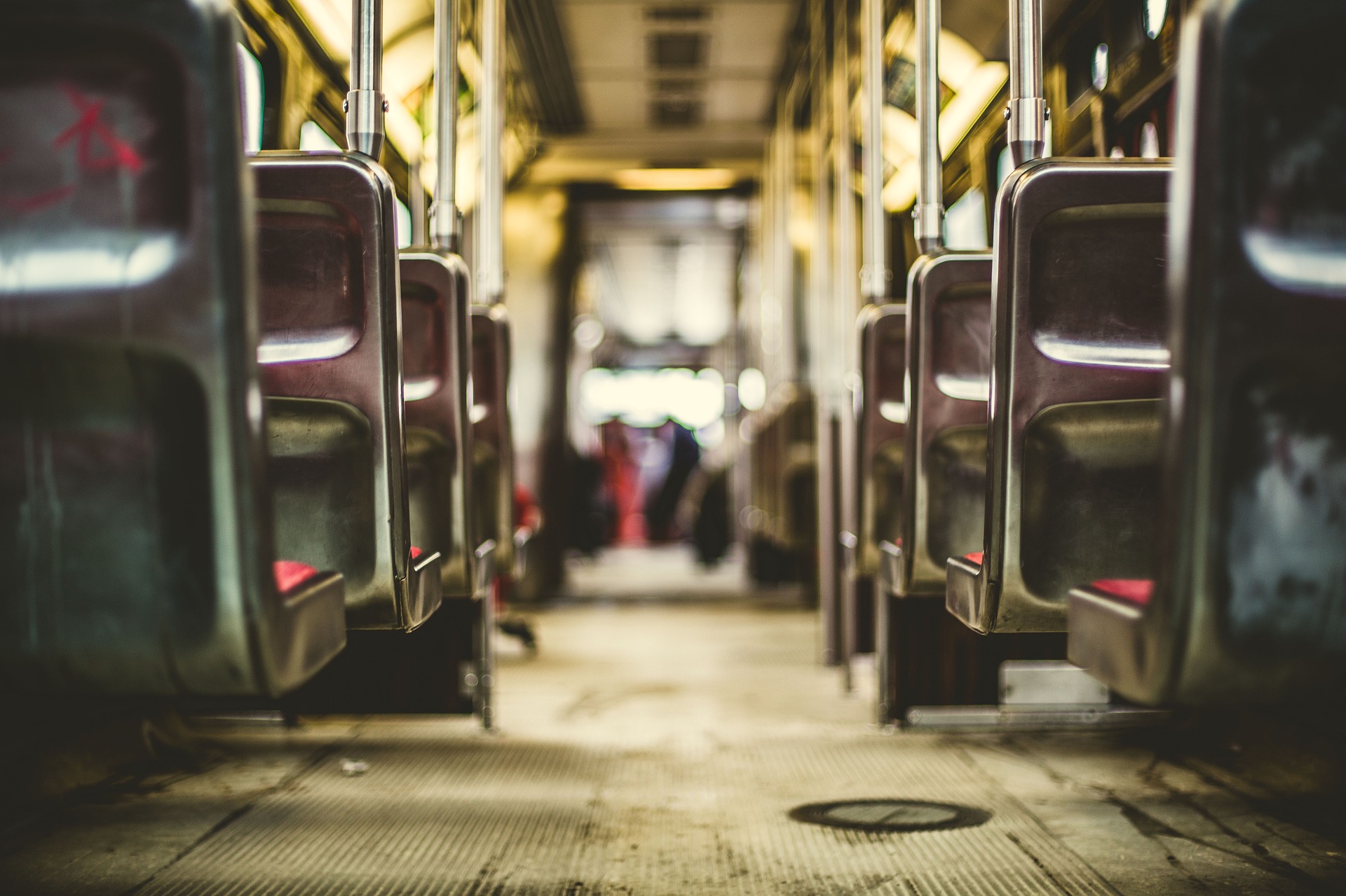 Sitzplätze in einem Bus